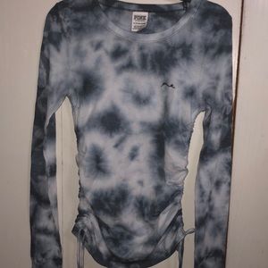 PINK side tie long sleeve